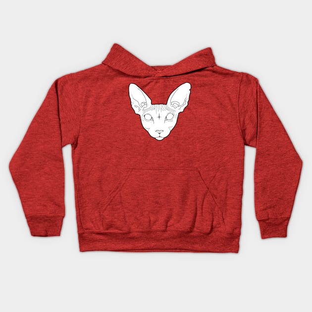 Sphynx Kids Hoodie by natashasines